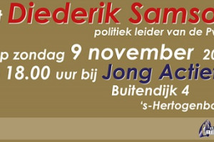 Samsom en Weyers in debat met Bossche jongeren, zondag 9 november
