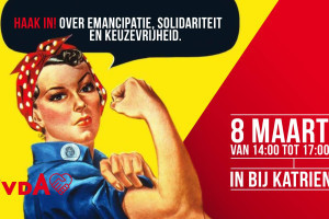 PvdA ’s-Hertogenbosch viert Internationale Vrouwendag onder het motto ‘Haak in!’ Over emancipatie, solidariteit en keuzevrijheid.